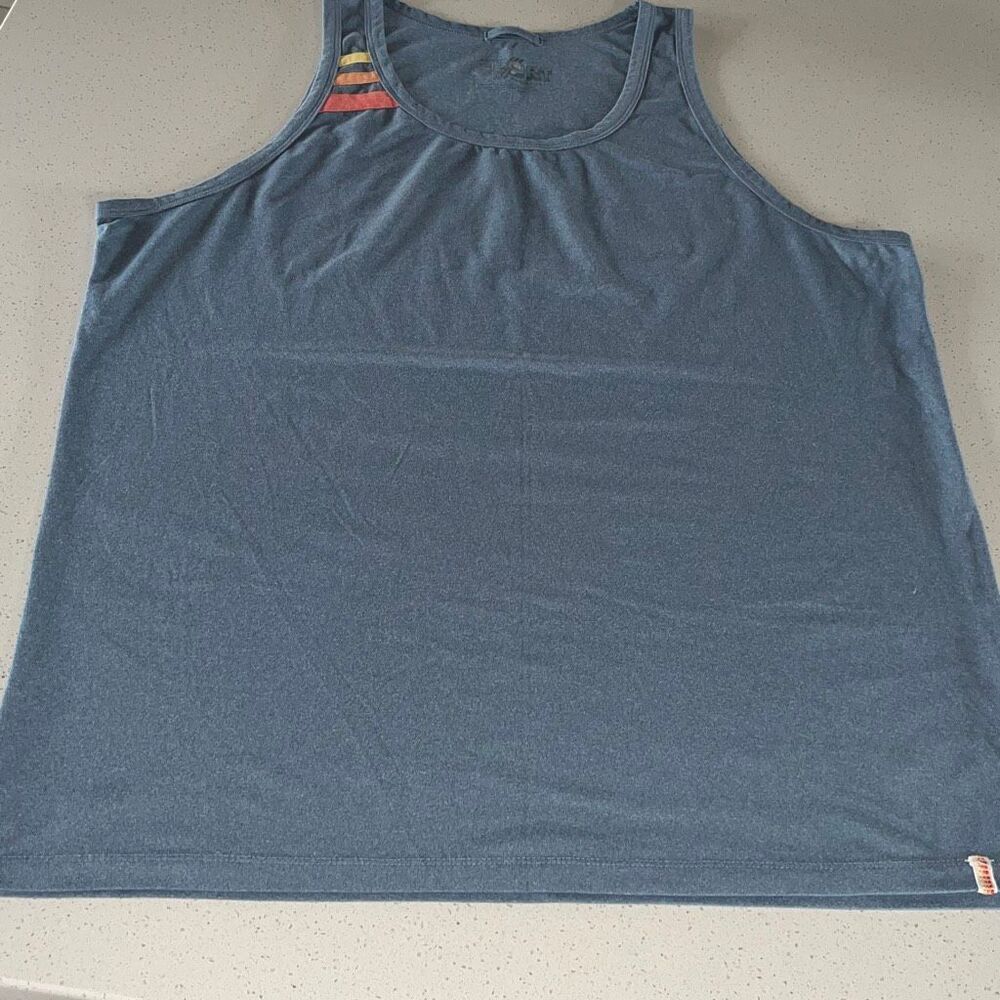 Marine Layer Buttery Soft Tank Steel Blue Size Large